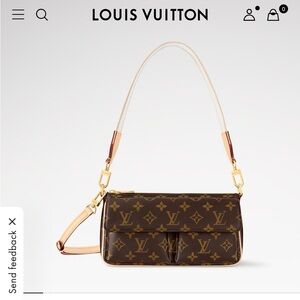 Louis Vuitton Elegant Brown Monogram Shoulder Bag
